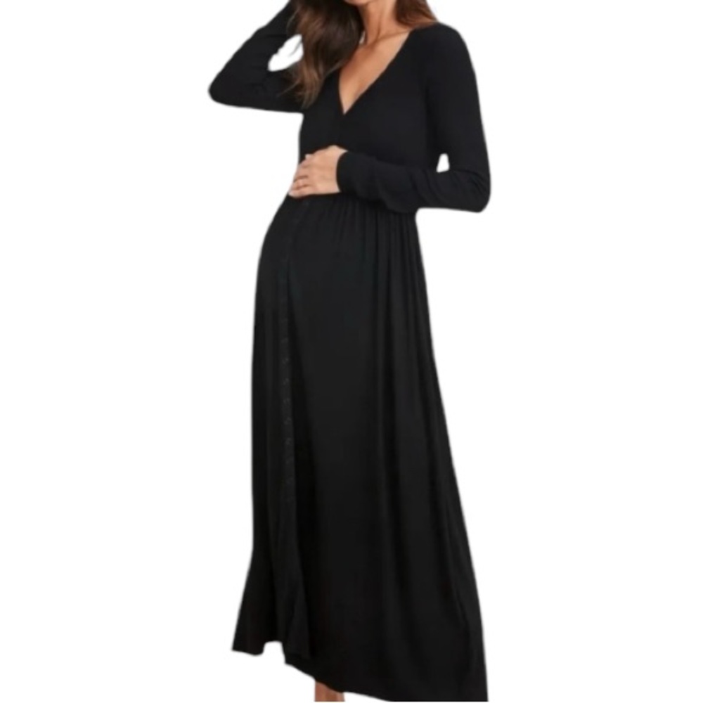 Hatch Black Long Sleeve Dress